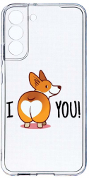 Husa Bestcase comp cu Samsung Galaxy S21 FE Sweet doggy Emoji 2MM Soft Silicon prot cam T 593 