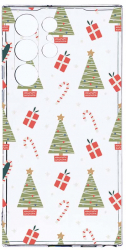 Husa Bestcase comp cu Samsung Galaxy S22 Ultra Christmas Pattern 2MM Soft Silicon prot cam T 873 