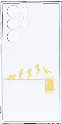 Husa Bestcase comp cu Samsung Galaxy S22 Ultra Friday Bear 2MM Soft Silicon prot cam T 1005 