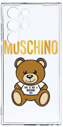 Husa Bestcase comp cu Samsung Galaxy S22 Ultra Its Not a Moschino Bear 2MM Soft Silicon prot cam T 880 