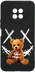 Husa Bestcase compatibila cu Honor 50 Lite Teddy Bear Smile 0.8MM Slim prot cam Negru c-B 982 