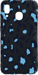 Husa Bestcase compatibila cu Huawei P Smart 2019 Blue Leopard Pattern 0.8MM Slim Negru B 1032 