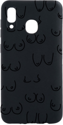 Husa Bestcase compatibila cu Huawei P Smart 2019 Boobs Pattern 0.8MM Slim Negru B 1060 