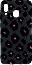 Husa Bestcase compatibila cu Huawei P Smart 2019 Burgundy Leopard Pattern 0.8MM Slim Negru B 1040 