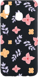 Husa Bestcase compatibila cu Huawei P Smart 2019 Flower Pattern 0.8MM Slim Negru B 978 