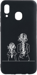 Husa Bestcase compatibila cu Huawei P Smart 2019 Mom And Daughter 0.8MM Slim Negru B 1048 
