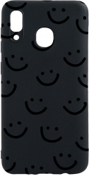 Husa Bestcase compatibila cu Huawei P Smart 2019 Smiley 0.8MM Slim Negru B 1056 