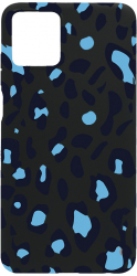 Husa Bestcase compatibila cu Vivo Y01 Blue Leopard Pattern 0.8MM Slim Negru B 1032 