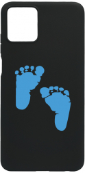 Husa Bestcase compatibila cu Vivo Y01 Boy Feet Print 0.8MM Slim Negru B 960 