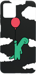Husa Bestcase compatibila cu Vivo Y01 Dino Balloon 0.8MM Slim Negru B 956 