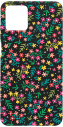 Husa Bestcase compatibila cu Vivo Y01 Flower Pattern 0.8MM Slim Negru B 954 