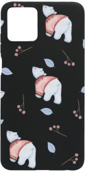 Husa Bestcase compatibila cu Vivo Y01 Ice Bear Pattern 0.8MM Slim Negru B 969 