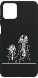 Husa Bestcase compatibila cu Vivo Y01 Mom And Daughter 0.8MM Slim Negru B 1048 