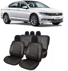 Huse scaune auto piele perforata Volkswagen Passat B8 2014-2019 