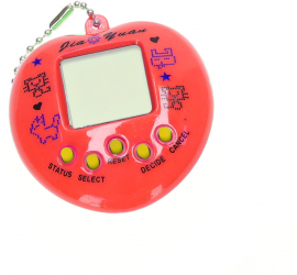 Joc electronic interactiv Tamagotchi 49 jocuri in forma de inima 5 ani+ rosu 