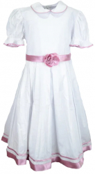 Rochita eleganta pentru fete Mini Junior R2F4-116-cm Alb 