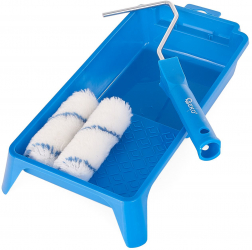 Set trafalet cu tava pentru vopsit 4 elemente Geko G66352 