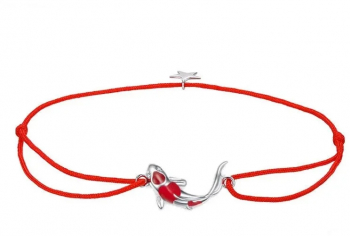 Bratara reglabila din argint 925 Lucky Fish 