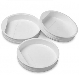 Capace din plastic pentru tuburi de carton diametru 75mm