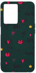 Husa BestCase Compatibila Cu OPPO A57s Girl Power 0.8MM Slim Forest Green FG 249 