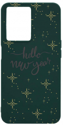 Husa BestCase Compatibila Cu OPPO A57s Hello New Year 0.8MM Slim Forest Green FG 173 