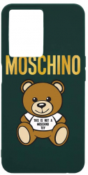Husa BestCase Compatibila Cu OPPO A77 Its Not a Moschino Bear 0.8MM Slim Forest Green FG 880 