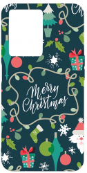 Husa BestCase Compatibila Cu OPPO A57s Merry Christmas 0.8MM Slim Forest Green FG 6 