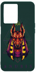Husa BestCase Compatibila Cu OPPO A57s Mythology Anubis 0.8MM Slim Forest Green FG 286 