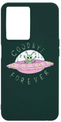 Husa BestCase Compatibila Cu OPPO A57s Universe Good Bye 0.8MM Slim Forest Green FG 474 