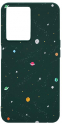 Husa BestCase Compatibila Cu OPPO A57s Universe Planets 0.8MM Slim Forest Green FG 470 