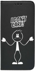 Husa Bestcase compatibila cu Samsung Galaxy A32 4G 2021 I Dont Care Inchidere Magnetica Flip Case FLb 162 