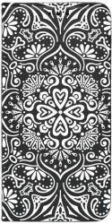 Husa Bestcase compatibila cu Samsung Galaxy A22 5G Mandala Inchidere Magnetica Flip Case FLb 75 