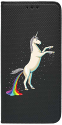 Husa Bestcase compatibila cu Samsung Galaxy A22 5G Unicorn Rainbow Inchidere Magnetica Flip Case FLb 529 