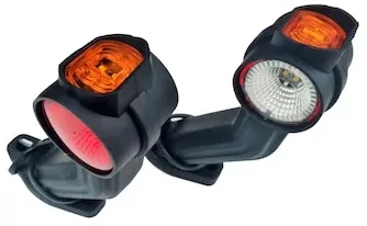 Lampa lateral gabarit brat lung 3 functii 12-24V 