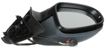Oglinda Exterioara completa stanga electrica cu lumini de semnalizare incalzita convex Volkswage Golf VI 2008-2013 
