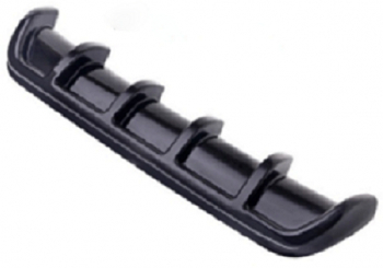 Ornament Difuzor pentru Bara Spate Universal Lungime 66 cm din Plastic Maleabil Culoare Negru 