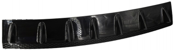 Ornament Difuzor pentru Bara Spate Universal Lungime 85 cm din Plastic Dur Culoare Negru 