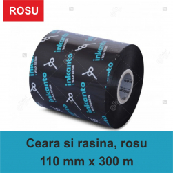 Ribon ARMOR Inkanto APR558R ceara si rasina waxresin rosu 110mmx300M OUT 