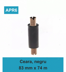 Ribon ARMOR Inkanto APR6 ceara si rasina waxresin negru 83mmx74M OUT 