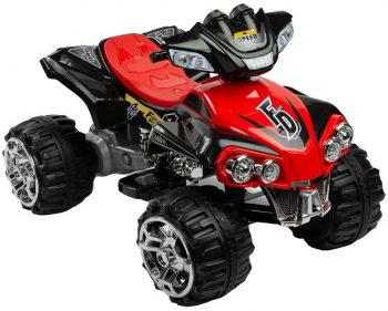 ATV electric cu telecomanda pentru copii Toyz Cuatro C35521 Negru 