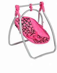 Balansoar 2 in 1 pentru papusi PlayTo 16831 Fucsia 