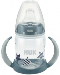 Biberon cu cioc si manere 150 ml Nuk First Choice 255125-A Albastru 