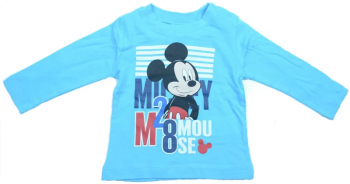 Bluza cu maneca lunga pentru baieti Sun City Mickey Mouse RH0073AL-86 Albastru 