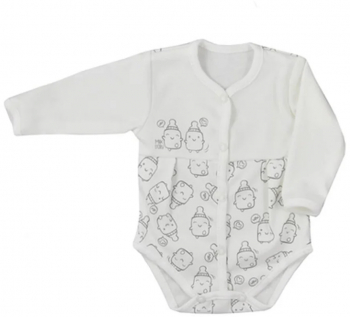 Body cu maneca lunga pentru copii Koala Butelki 06-694 68 cm Crem 