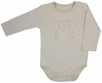 Body cu maneca lunga pentru copii Koala Mis 09-377 Bej 
