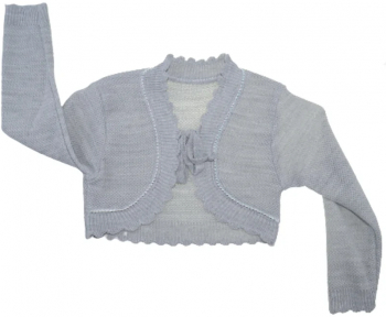 Bolero pentru fete Mini Junior BO54325-98 Gri 