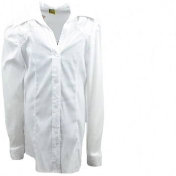 Camasa cu maneca lunga pentru fete Mini Junior CFMJ-31-128 Alb 