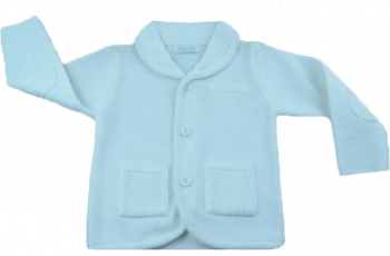 Cardigan cu maneca lunga pentru baieti Christopher Baby Club 5133A-74-cm Alb 