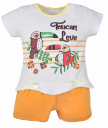 Compleu 2 piese da vara pentru fete Koala Tukan 04-952G Galben 