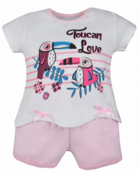 Compleu 2 piese da vara pentru fete Koala Tukan 04-952R Roz 